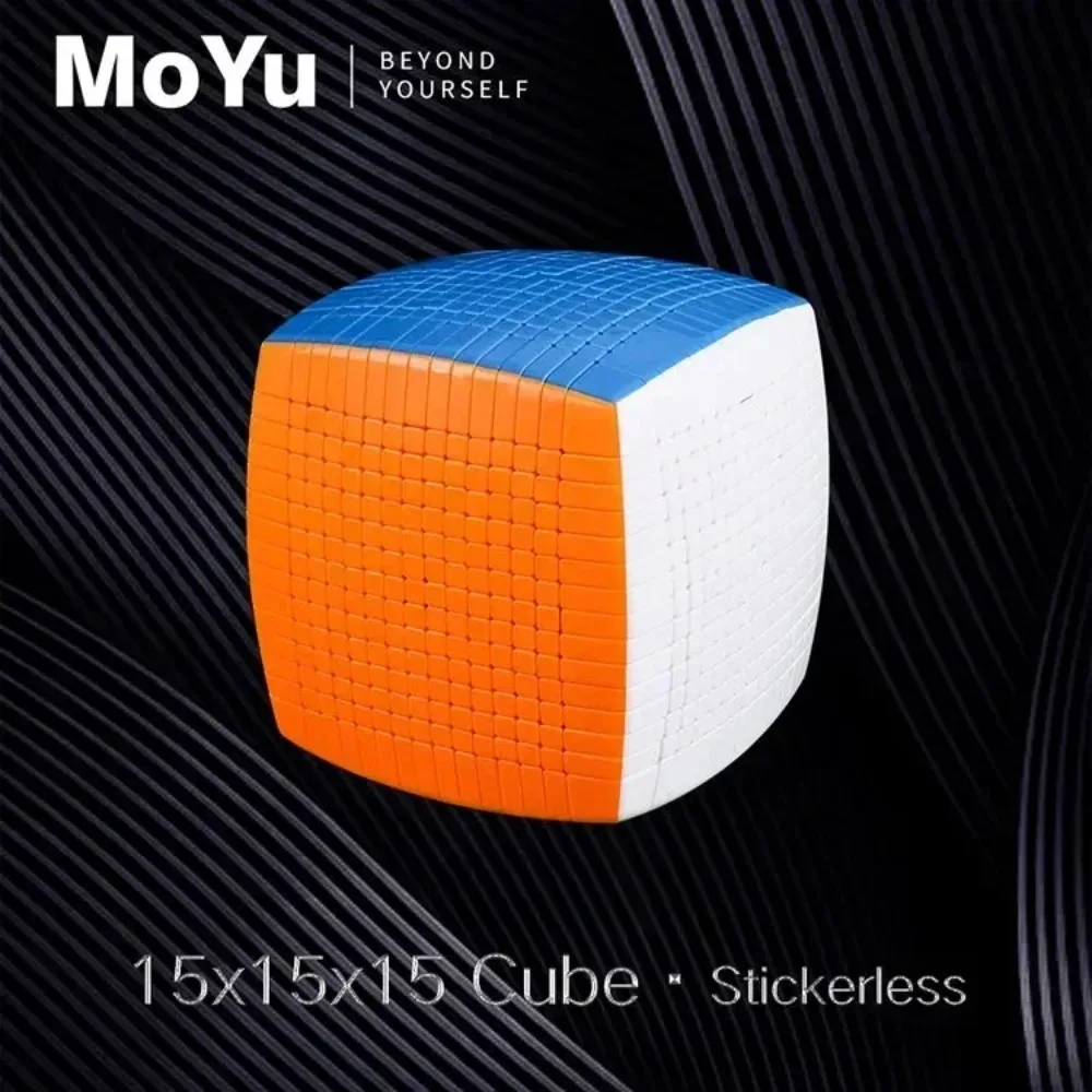 MoYu 15x15x15 Cube MeiLong 15x15 Magic Speed Cube สติกเกอร์ Professional Fidget ของเล่น Meilong 15x15x15 Cubo Magico ปริศนา