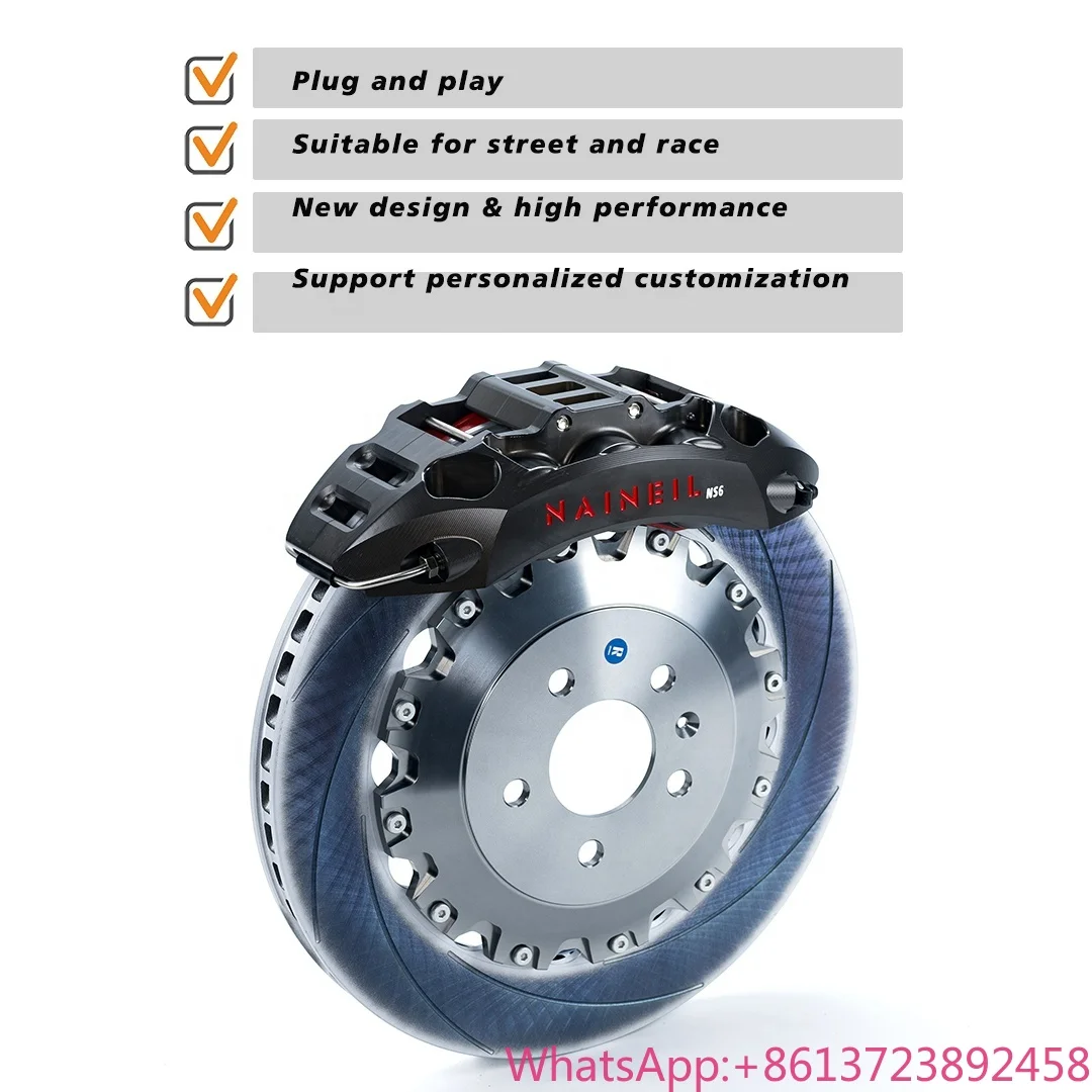 

Naineil High Performance 6 Pot Brake Caliper 6 Piston Brake Kit Ns6 for nissan Silvia S13 Big Brake Kit