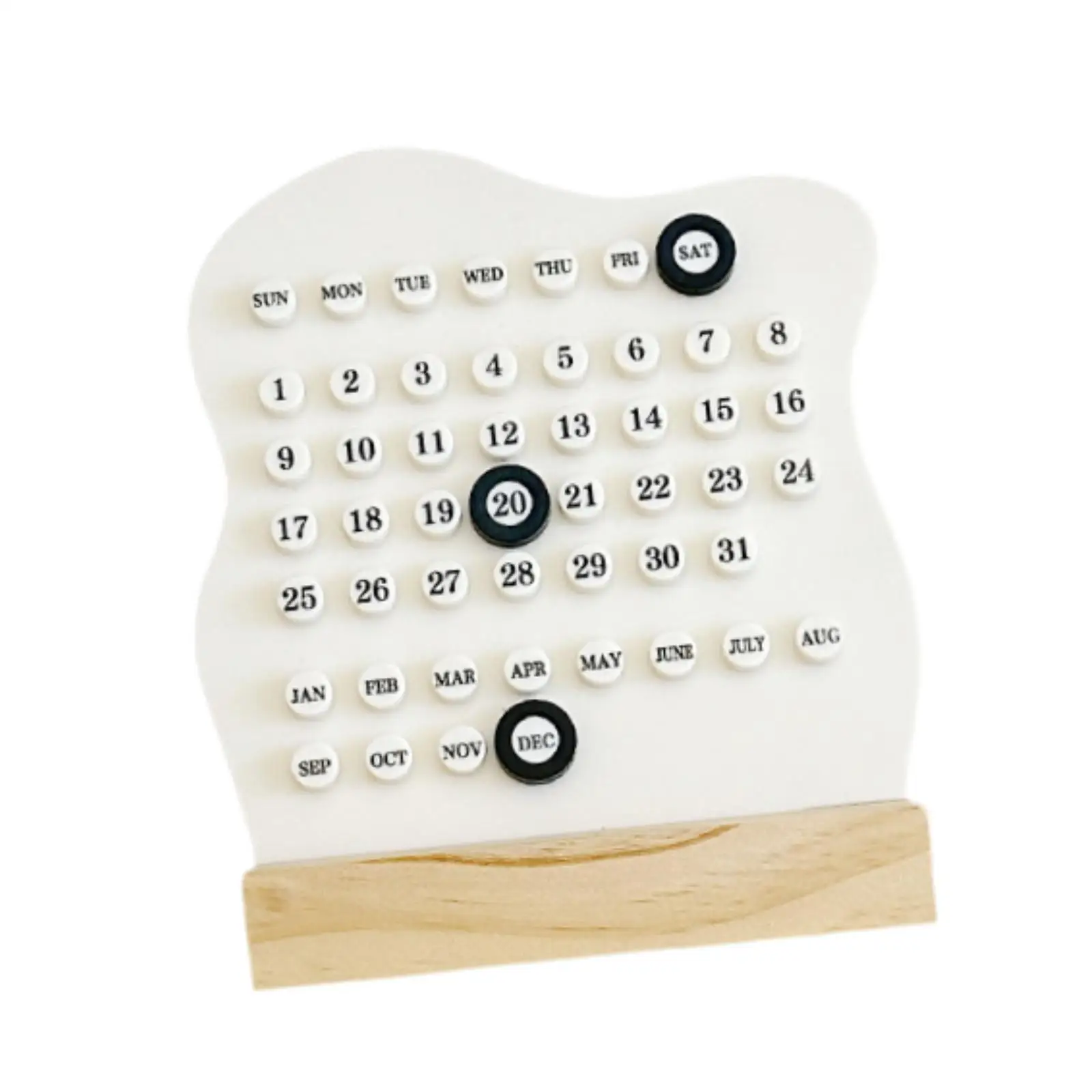 Desk Calendar Organization Unique Thoughtful Gift Elegant Cute Planner Calendar for Kitchen Desk Decor Living Room Work Office
