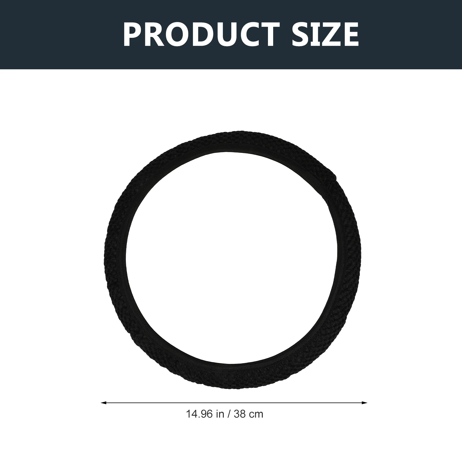 

Steering Wheel Cover Breathable Mesh 14 1 2-15 Inches Non Slip Sweat Absorbing Car Accessories Protector Steering Wheels