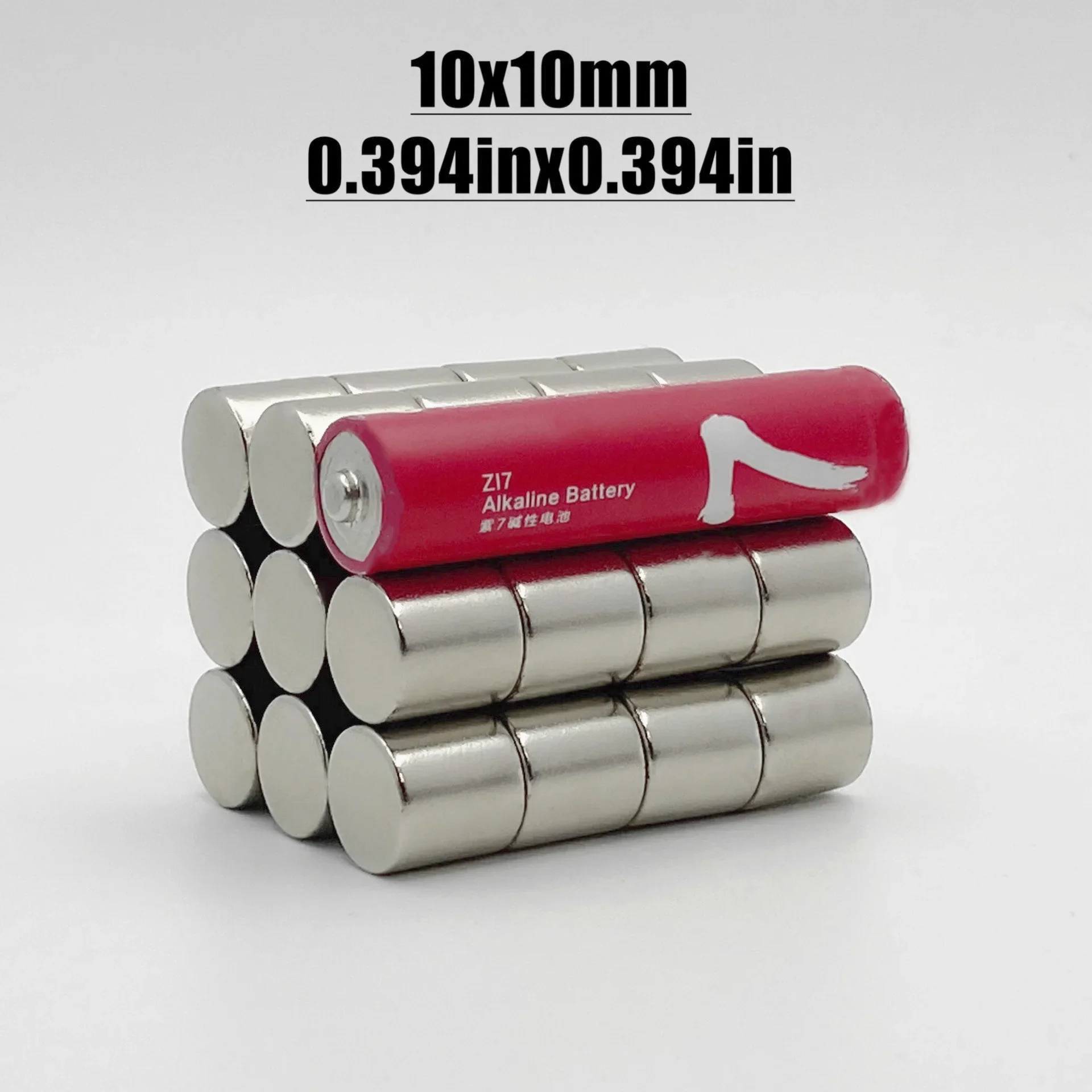 2-200pcs 10x10mm Magnet Neodymium Magnet N35 NdfeB Permanent Magnetic Imanes Fridge Magnets Round Shape 10*10 Magnet Accessory