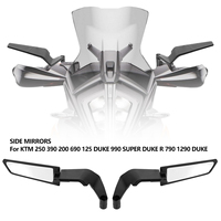 Motorcycle Mirrors Stealth Winglets Mirror Kits Adjustable Mirrors For Kawasaki Honda Aprilia  Benelli Suzuki Harley BMW Triumph