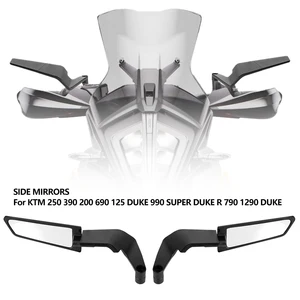 Motocicleta Stealth Winglets Espelhos, Espelho para Girar, Espelhos Ajustáveis para YAMAHA MT 03, 07, 09, R1R3R7, XMAX, KTM, BMW, Acessórios de Motocicleta 12 principais vendas yamaha xt espelhos - №1