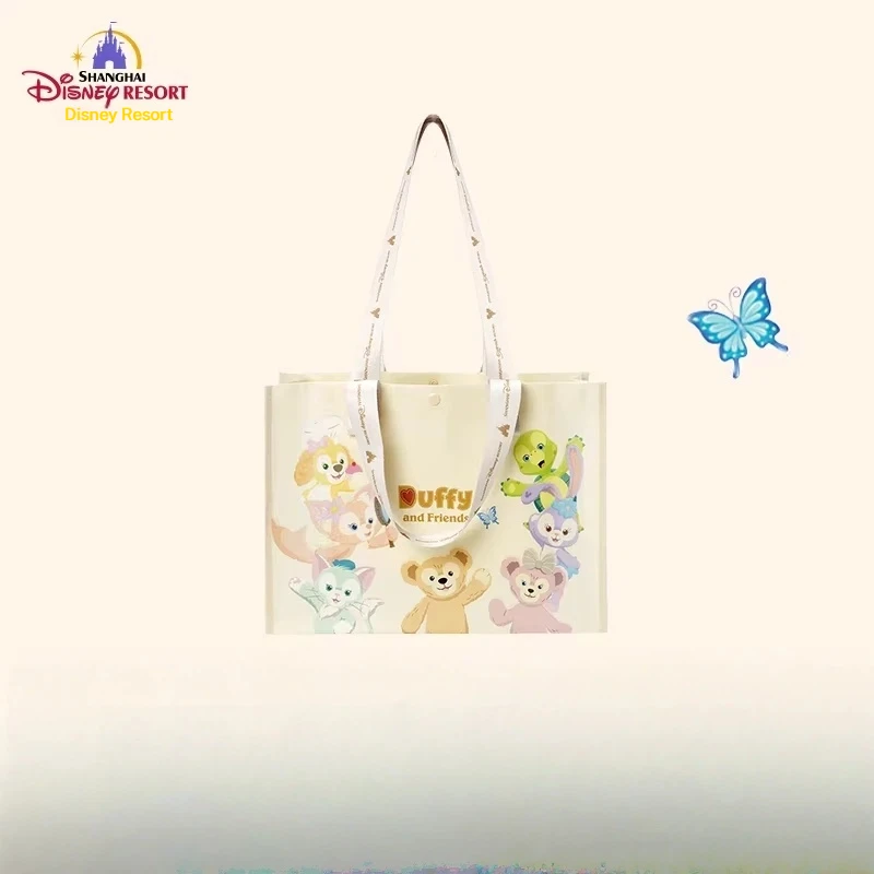 

Сумка-тоут Disney Resort Duffy And Friends маленького размера S, многоразовая сумка для покупок и хранения, подарочная сумка для фанатов Диснея, для ежедневных поездок на работу