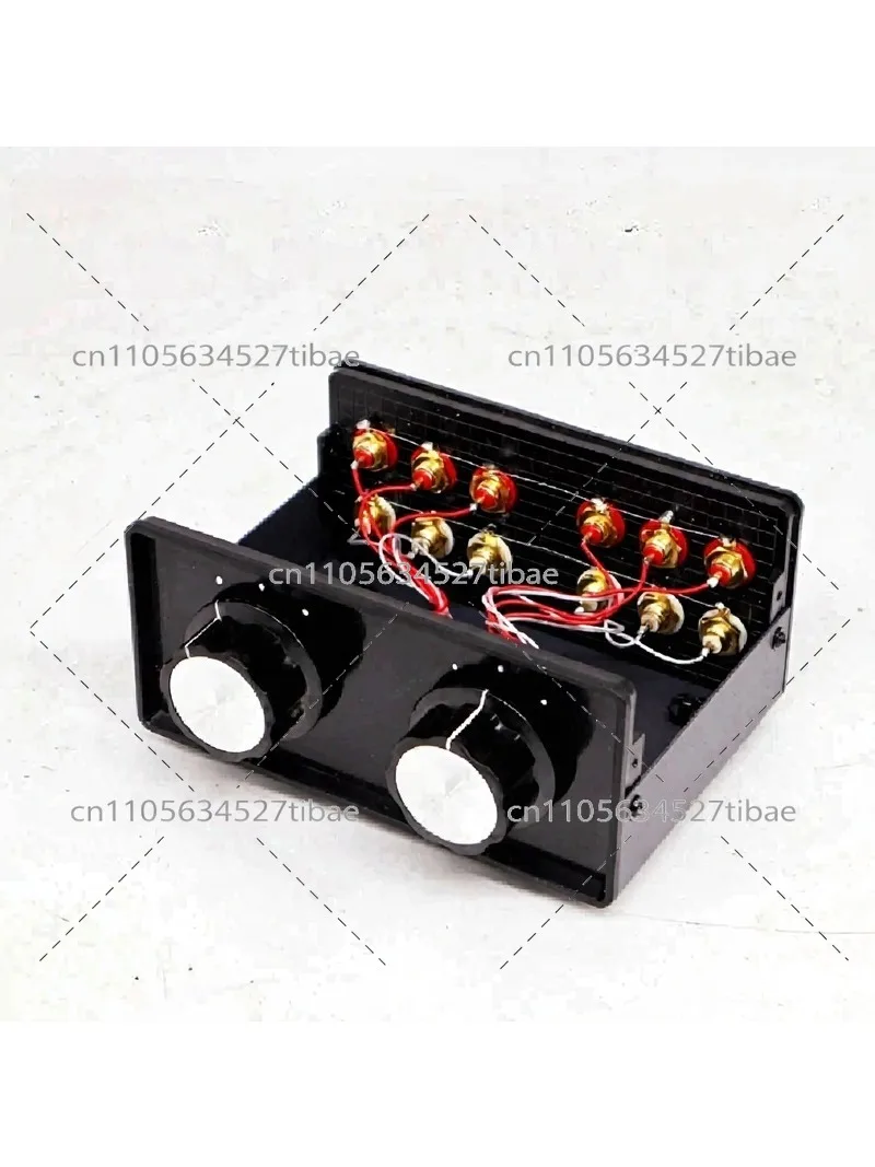 3 In 3 Out RCA Audio Switcher Preamplifier, 3 Optional Inputs + 1 Passive Channel Multi Source Selector for Home Theater