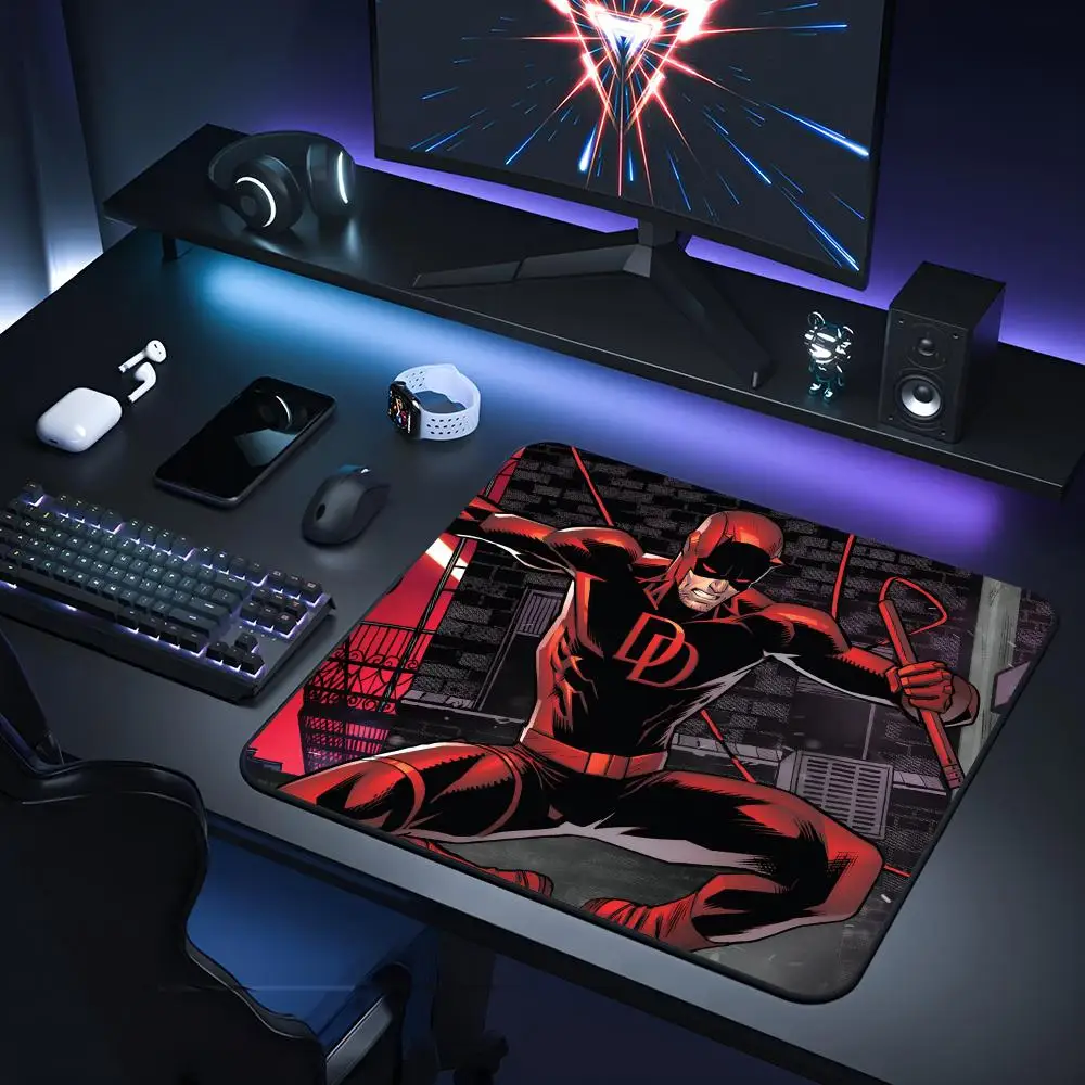 Daredevil Mouse Pad Gaming Laptops Keyboard Mat Deskmat Pc Accessories Desk Protector Mousepad Gamer Mats Anime