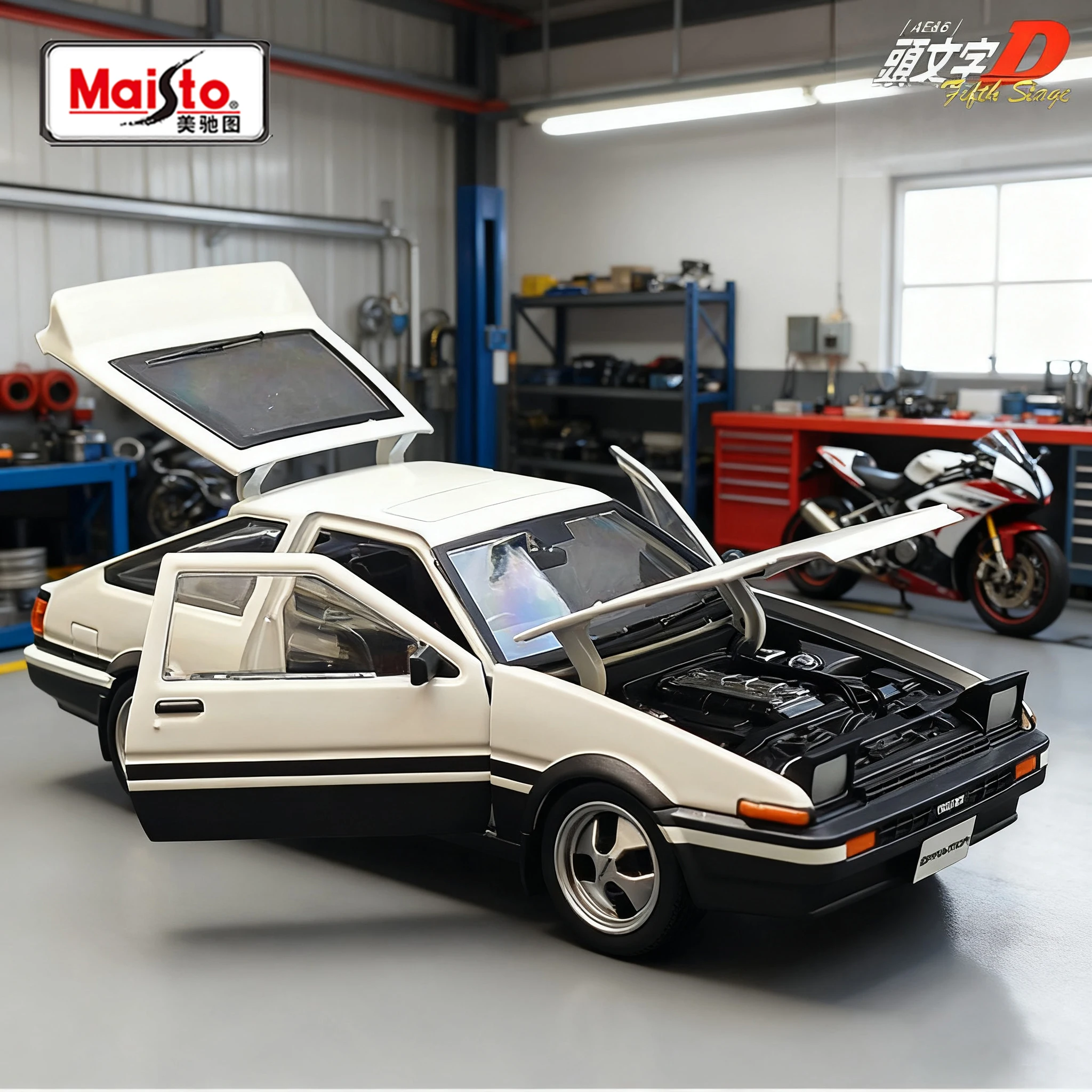 

Maisto 1:24 Toyota AE86 Sprinter Trueno, легкосплавный автомобиль, литье под давлением и игрушечный транспорт, модель автомобиля, миниатюрная масштабная модель автомобиля для детей
