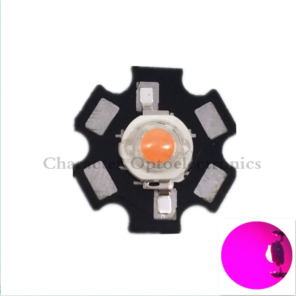 10pcs 1W 3W 5W Warm / White Royal Blue Orange UV Violet RGB High Power LED Chip Light with PCB or not pcb /lot