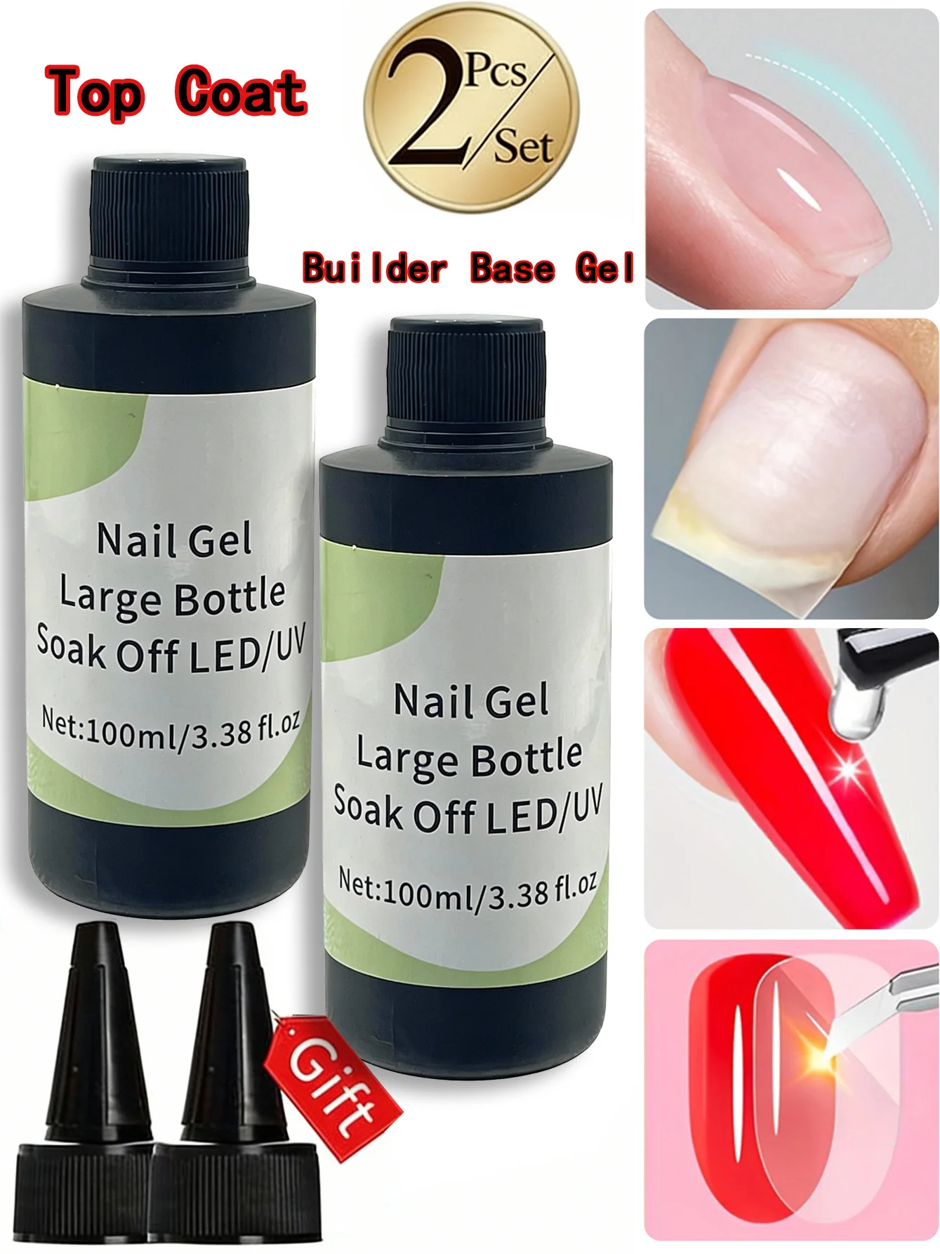 Nail functional adhesive refilling 100ml reinforced tempered sealing layer shaping construction adhesive