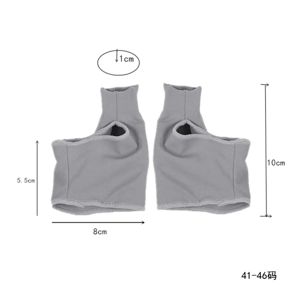 2pcs=1pair Men\'s Socks Gray Toe Hallux Valgus Bunion Corrector Orthotics Feet Bone Thumb Adjuster Pedicure Correction Sock