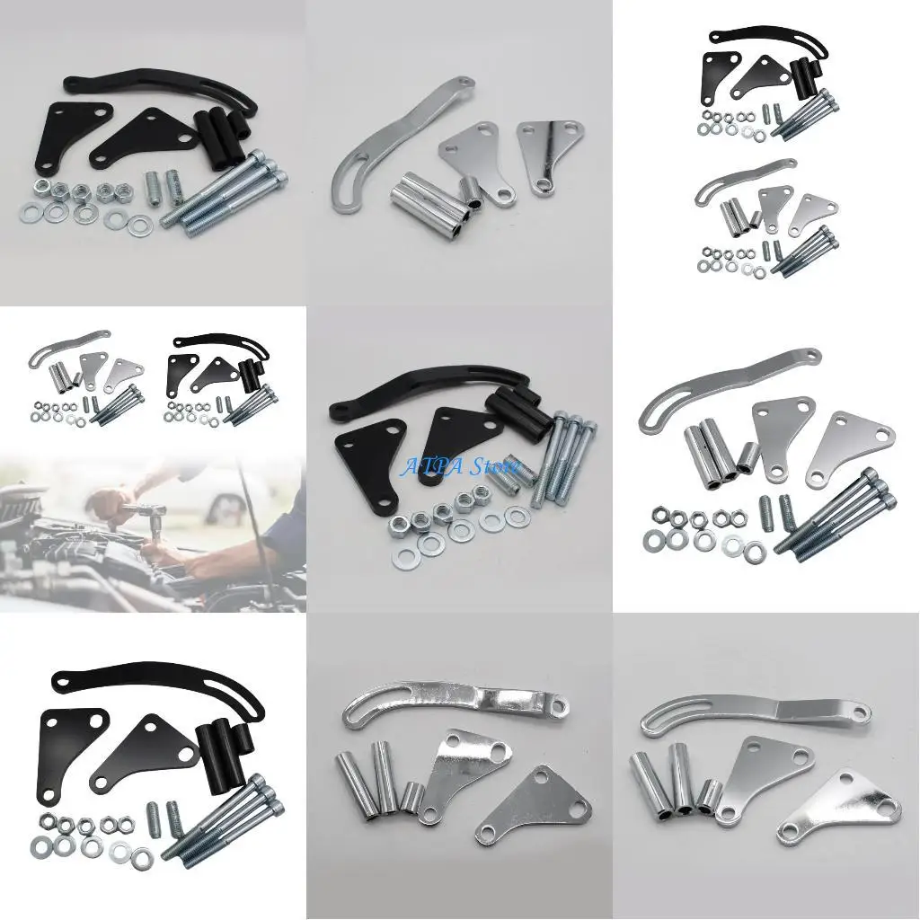 

U13C Power Steering Bracket Billet Slotted Stand Holder for SBC Saginaw 327 350