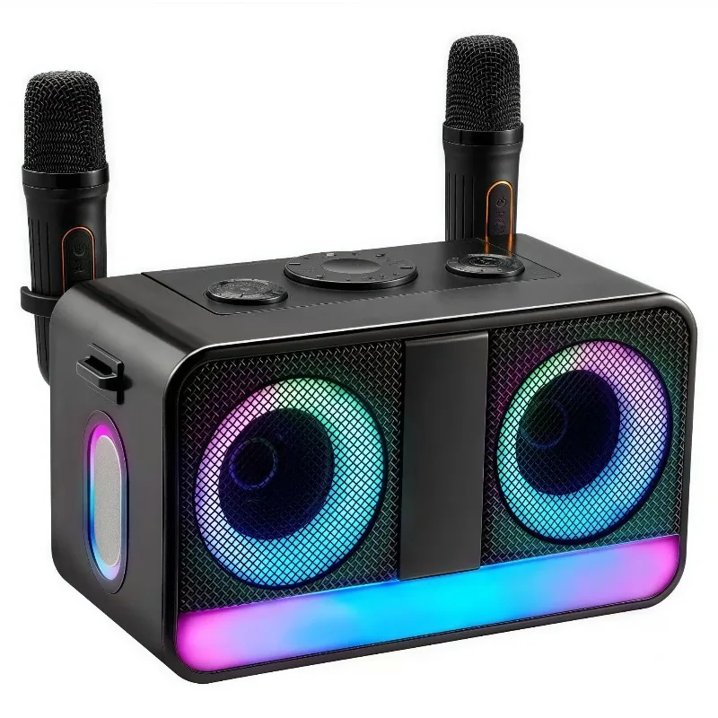 

Портативный уличный динамик Bluetooth высокой громкости 35 Вт, беспроводной сабвуфер с микрофоном