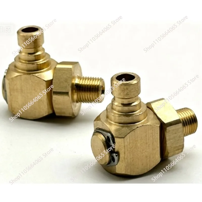 1pcs Full Size 90 Degree Male and Female High Pressure Brass Fire Hose Reel Swivel Joint Swivel Elbow
