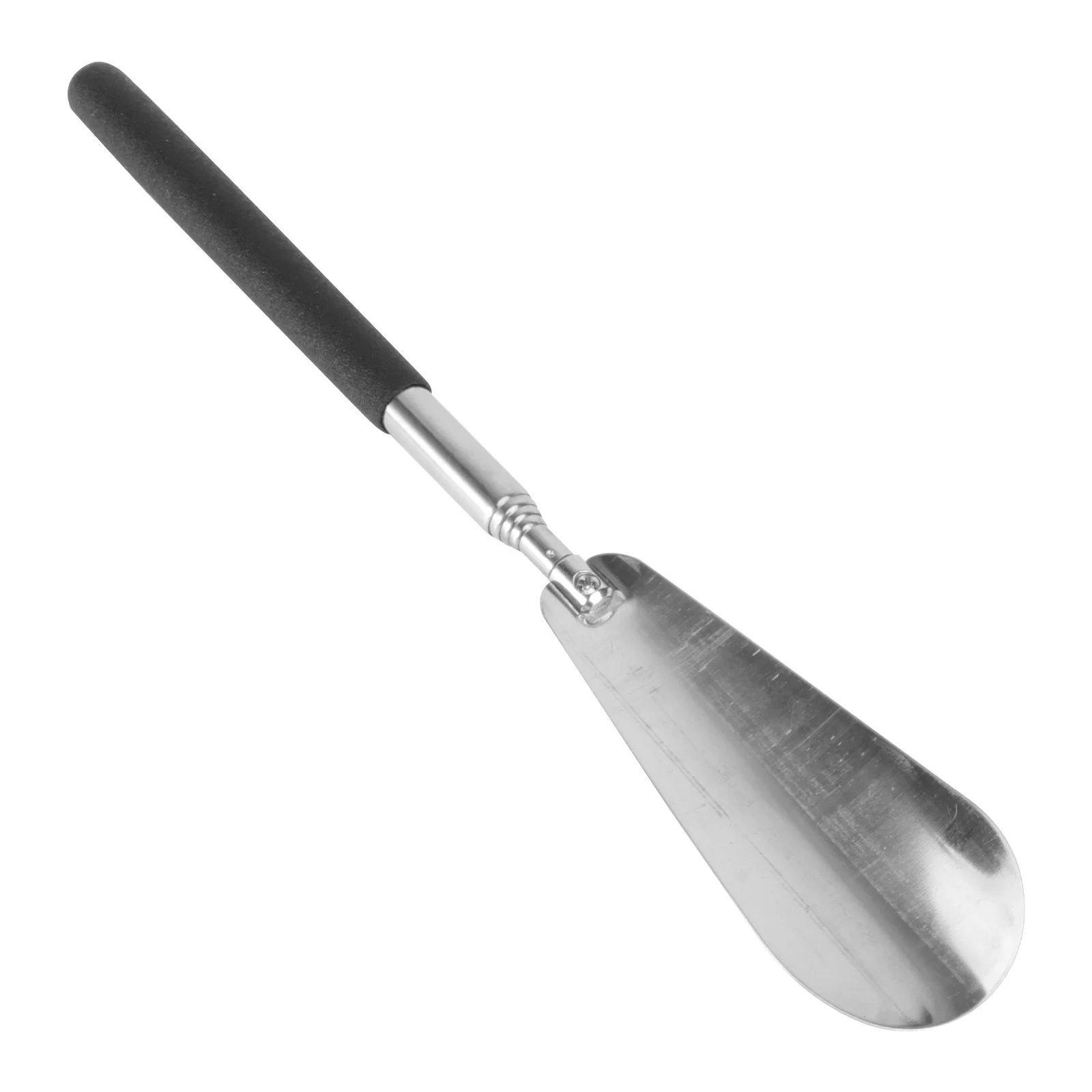 

Adjustable Stainless Steel Shoe Horn Telescopic Handle Long Shoehorn Tool Ergonomic Design for Elderly Back Knee Pain Relief