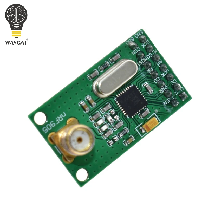 NRF905 Wireless Transceiver Module Wireless Transmitter Receiver Board NF905SE With Antenna FSK GMSK 433 868 915 MHz