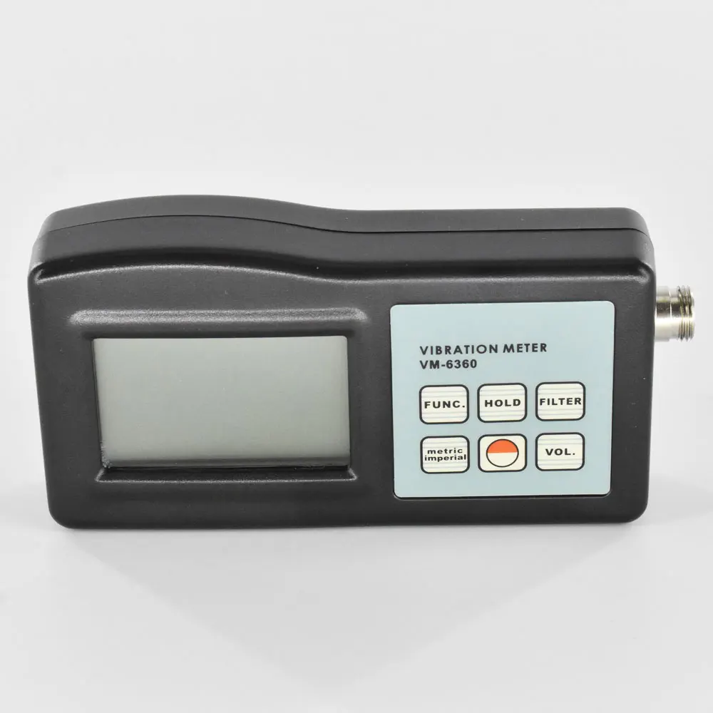 VM-6360 Numérique Vibration Testeur Mètre Analyseur avec CD Logiciel et Câble 0.01-400 mmmumental True RMS Vibromètre