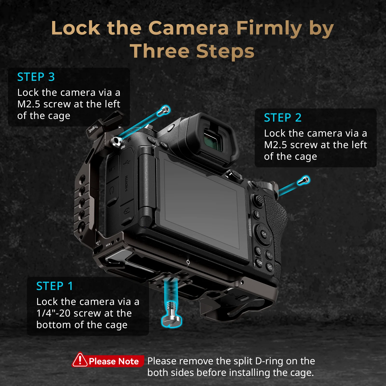 

SmallRig Night Eagle Z6III Camera Cage for Nikon Z6 III with Quick Release Plate for Arca-Swiss, w Cold Shoefor Mic & Light 4521