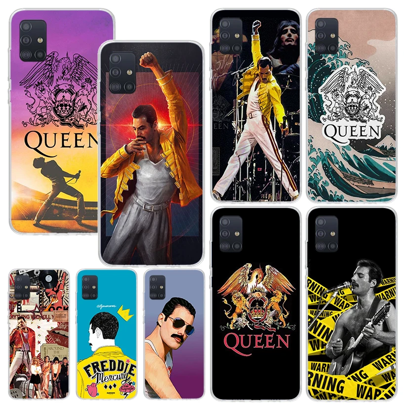 Rock Funky Freddie Mercury Queen Phone Case For Samsung A51 A41 A31 A21S A11 A01 A71 A50S A40 A30S A20E A10S A70 A6 A7 A8 A9 Plu