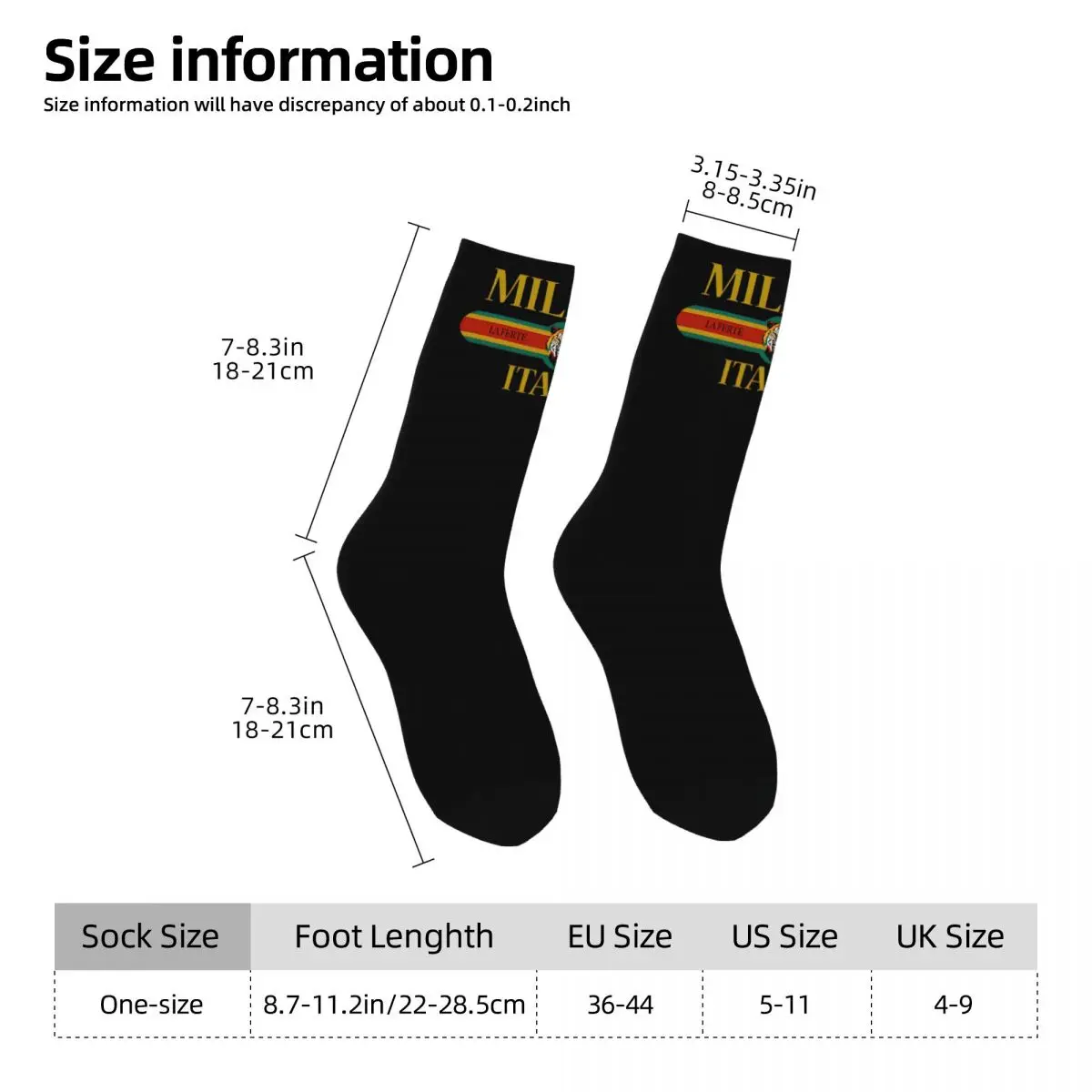 Men\'s Socks Novelty Milano Italy Italia Tiger Face Sock Luxury Brand High Quality Women\'s Socks Spring Summer Autumn Winter