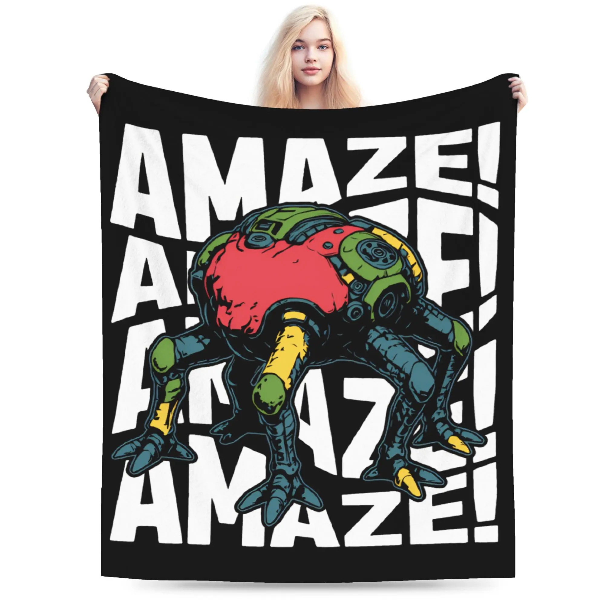 Project Hail Mary Rocky AMAZE  Blanket  Fleece Vintage Warm Throw Blankets for Bed Sofa Summer