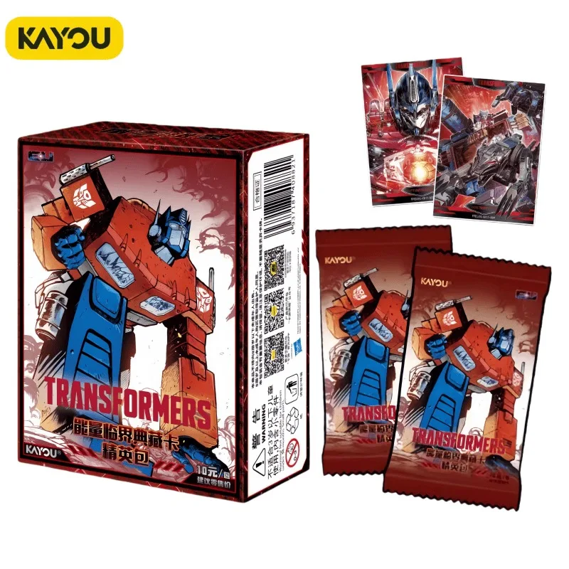 KAYOU Genuine Transformers Episode 1 Elite Pack Energy Critical Collection Card Anime Peripheral Collection Card Toy Gift