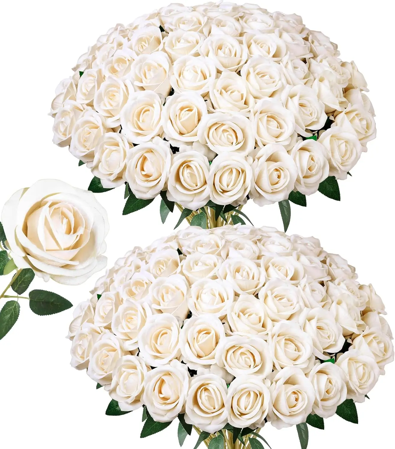 

50 шт. реалистичных шелковых роз для свадебных букетов своими руками, декора столов, подарков для дома