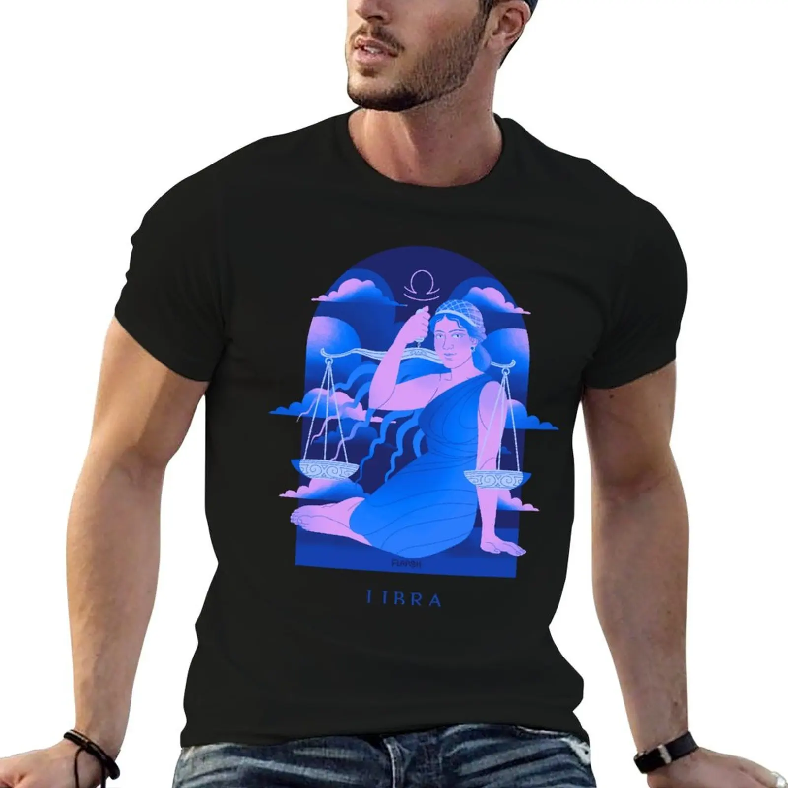 

Onyx - Libra - Ancient Greek Astrology Series T-Shirt man tshirt t shirts for man slim fit T-Shirt