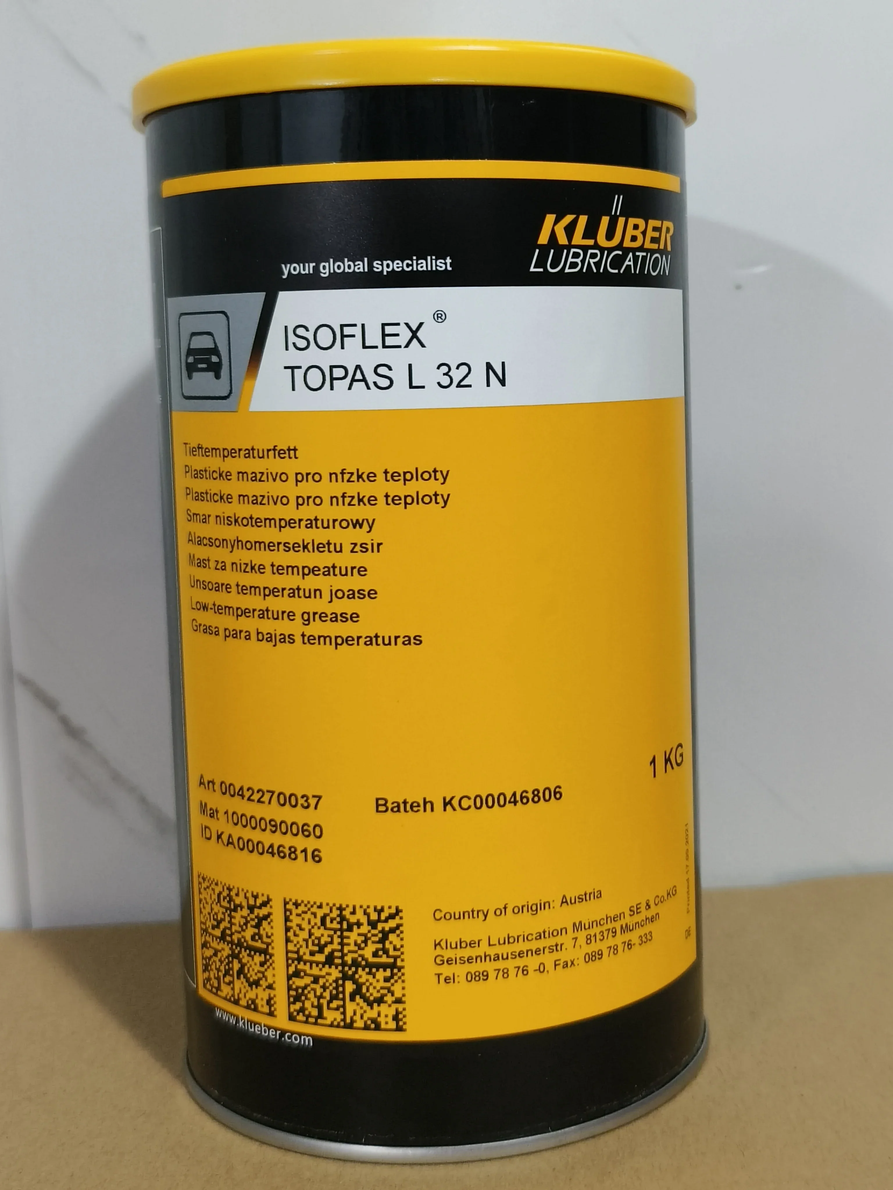 Bearing Grease Kluber Isoflex  NB52    L32    L32N   NBU15