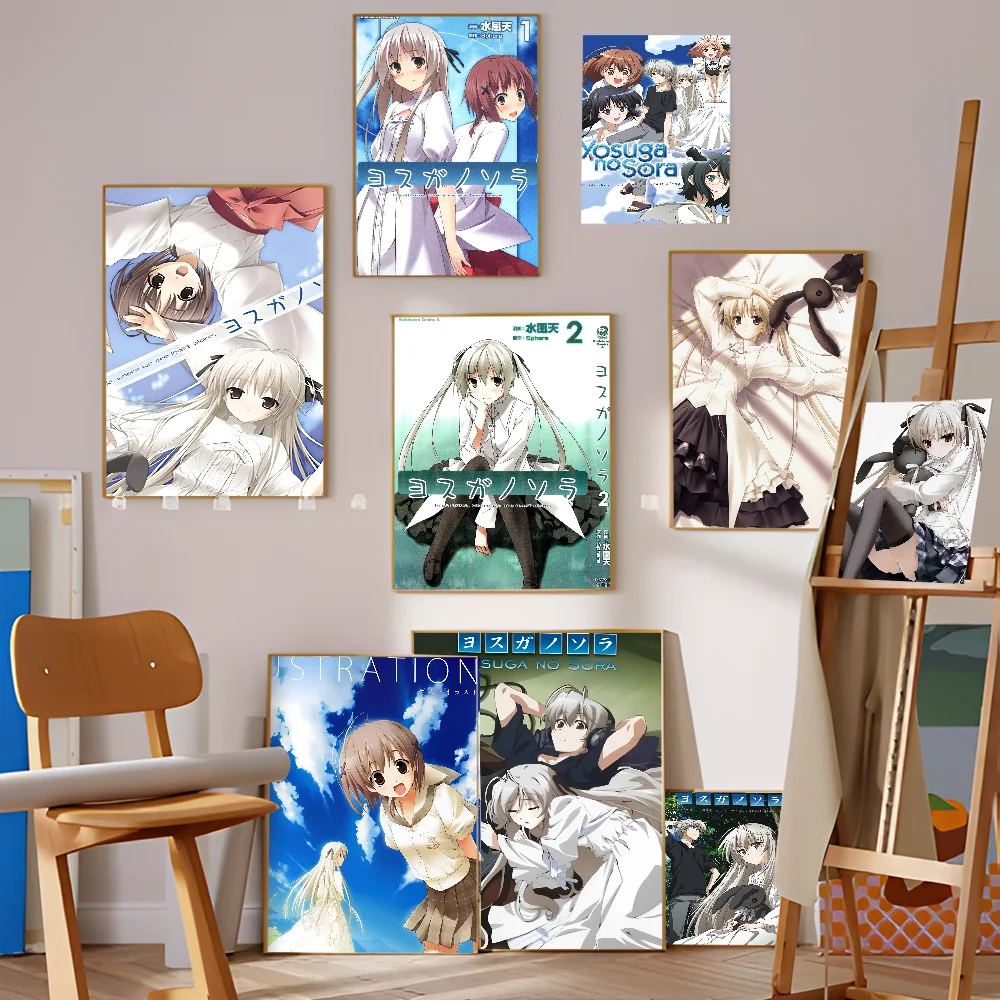 Yosuga No Sora Classic Vintage Posters Waterproof Paper Sticker Coffee House Bar Home Decor