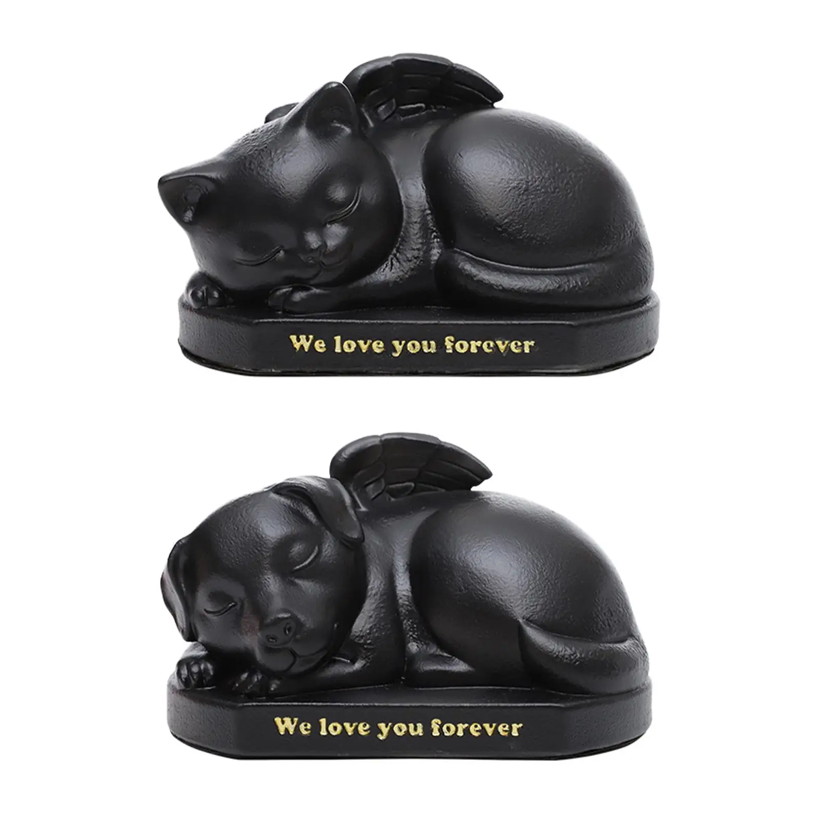 Urna de cremación para perro y gato – Figura memorial durmiendo