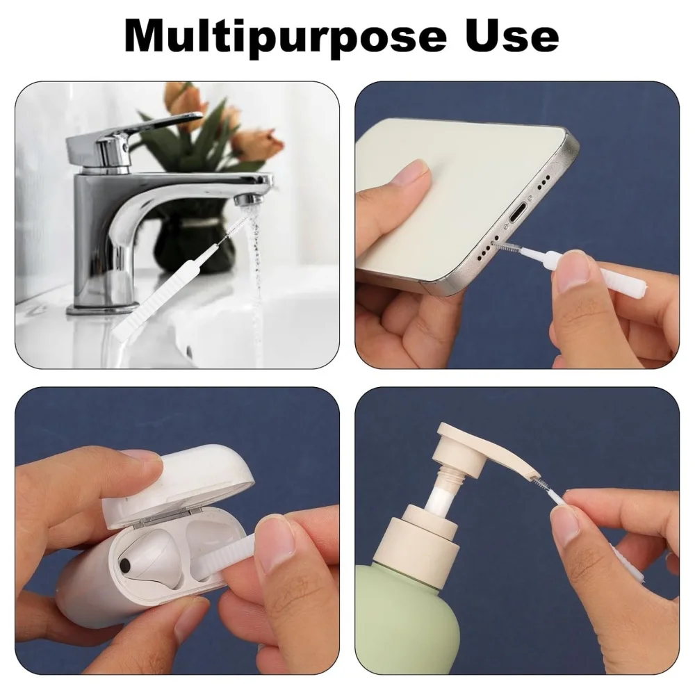 10-200 Stück Badezimmer-Duschkopf-Reinigungsbürste Düsenreiniger Anti-Verstopfungs-Spaltenreinigungsbürste Kleine Bürste Haushaltsreinigungswerkzeuge – Detail 6