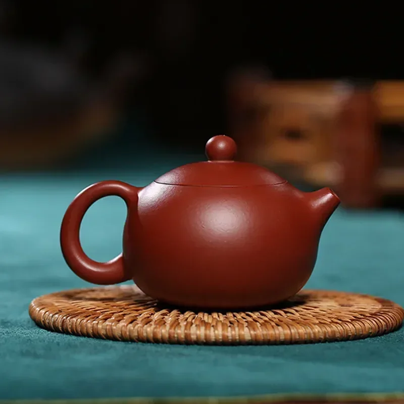 90ml Yixing Purple Clay Teapots Authentic Dahongpao Xishi Tea Pot Ball Hole Filter Kettle Handmade Boutique Zisha Tea Set