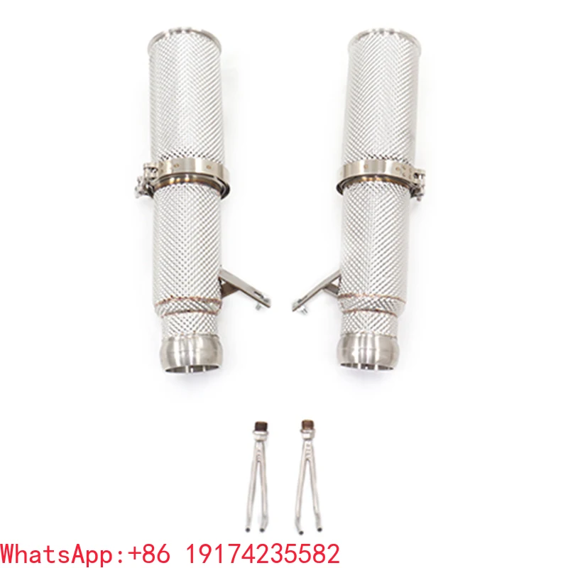 For Mcl Aren Exhaust Stainless Steel Exhaust Downpipe Straight Pipe For Mcl Aren Artura 3.0T With High Quality Exhaust Pipes Car