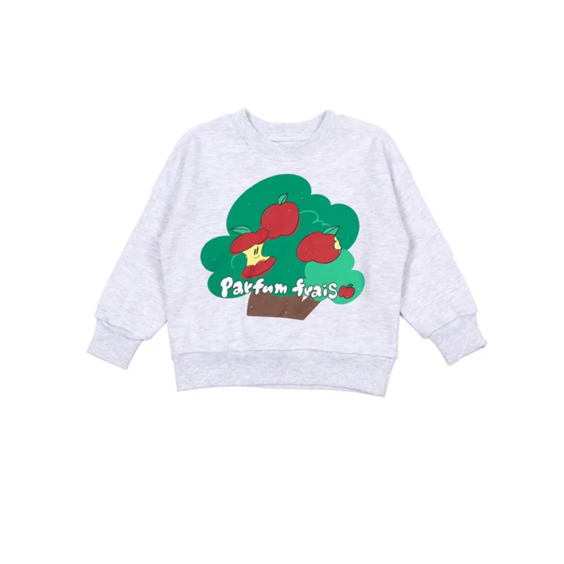 BE abbigliamento per bambini 2024 primavera/autunno nuova versione coreana di ragazzi e ragazze gilet di lana Cartoon felpa con cappuccio Set per