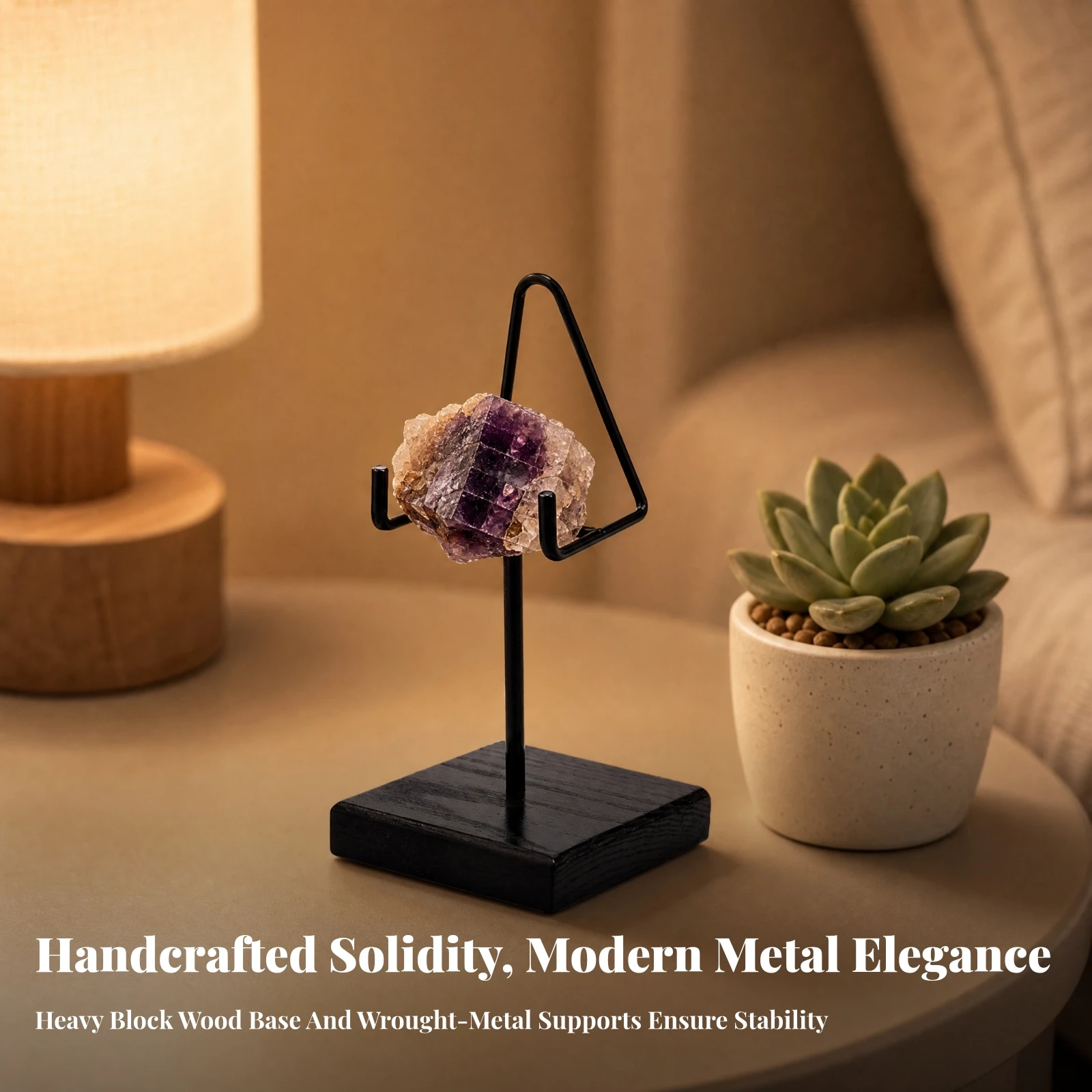 Frame Display Wood - Support d'affichage compact avec base en