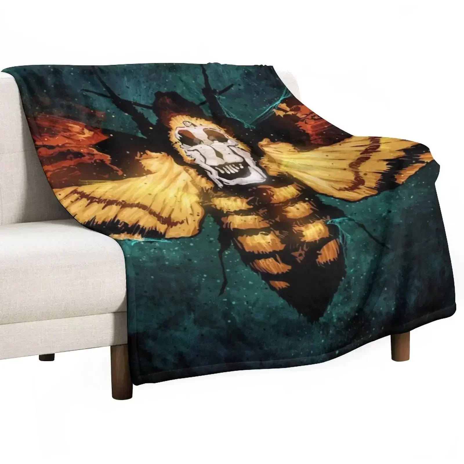 New The Silence of the Lambs Throw Blanket Luxury Thicken blankets and throws Soft Plush Plaid Vintage Sofa Luxury Blankets