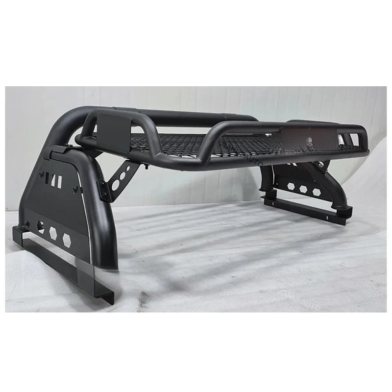 High Quality 4X4 Black Sport Roll Bar With Roof Rack For Triton NP300 Pickup