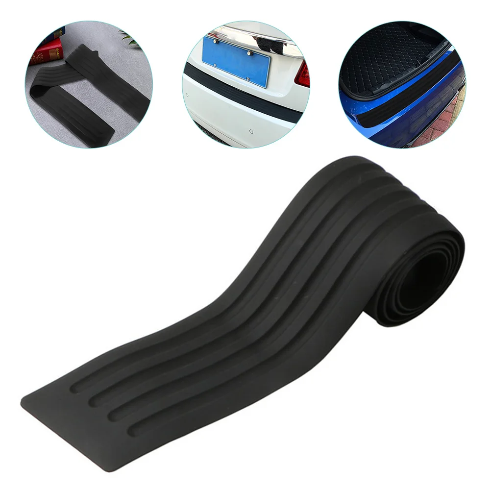 

Tailgate Decorative Strip Rubber Bumper Protector Rear Durable Anti Collision Strips Premium Material Easy