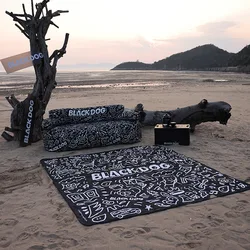 Blackdog Outdoor Picnic Mat Thickened Moisture-proof Mat Portable Graffiti Tide Cool Fashion Ultra-Light Waterproof Camping Mat