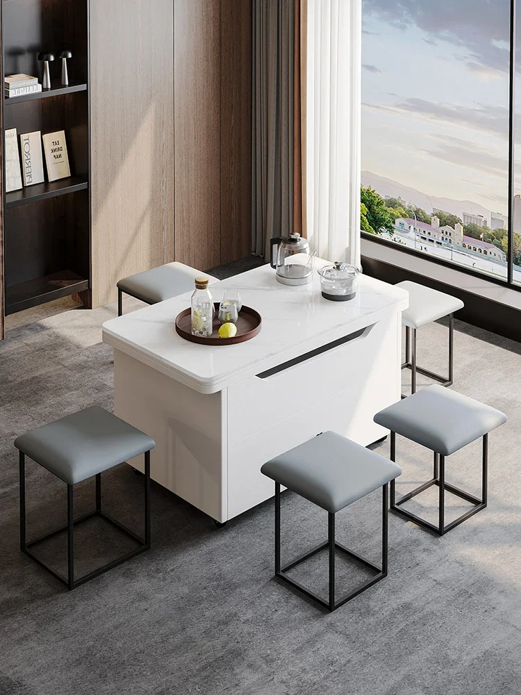 Oulepai multi-functional lifting coffee table mobile tea table dining table