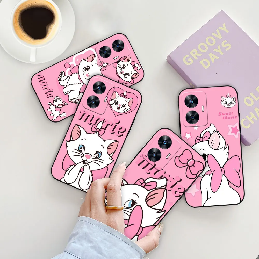 

Disney Marie Cat The Aristocats Phone Case For Realme C55 C53 C35 C33 C31 C30 C30S C21 C21Y C20 C15 C12 Narzo 50A 50I 50 Cover
