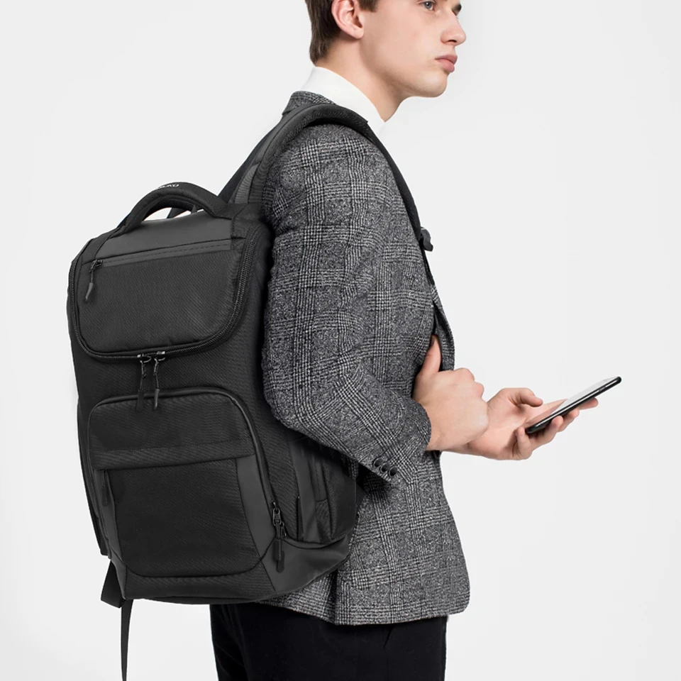 Men Backpack Large Capacity Waterproof Backpacks 15.6 inch Laptop Backpack Outdoor Travel Multifunction Business Male School Bag