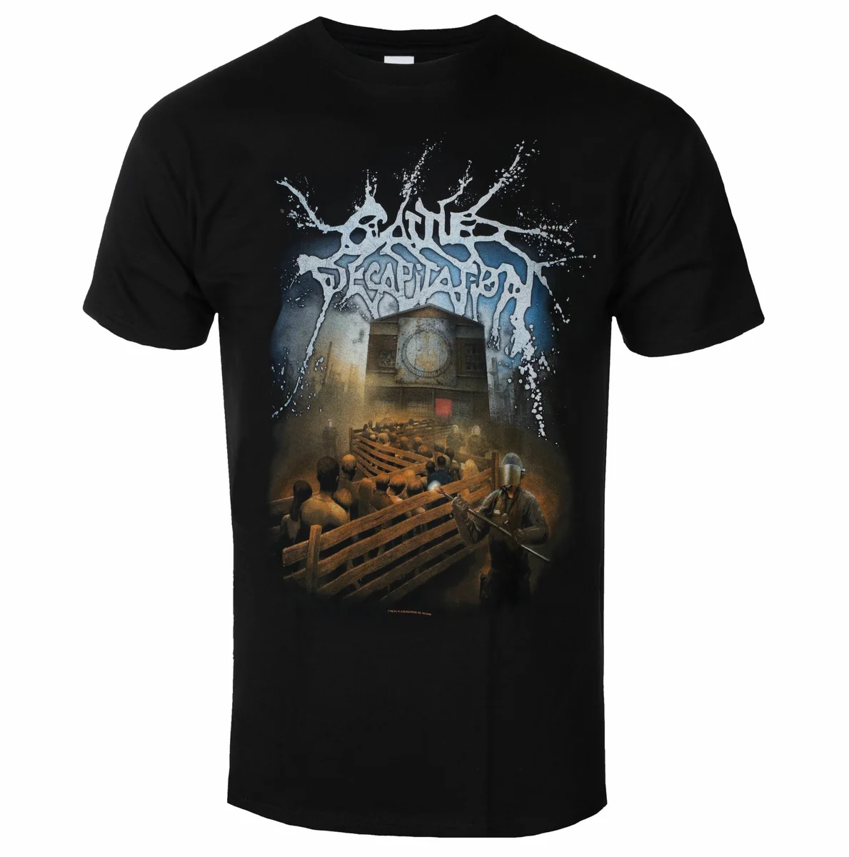Y2k Cattle Decapitation Graphic Cotton Band T-shirt Unisex Summer Short Sleeve Fashion Brand Tee Luxury Casual Vintage Tees