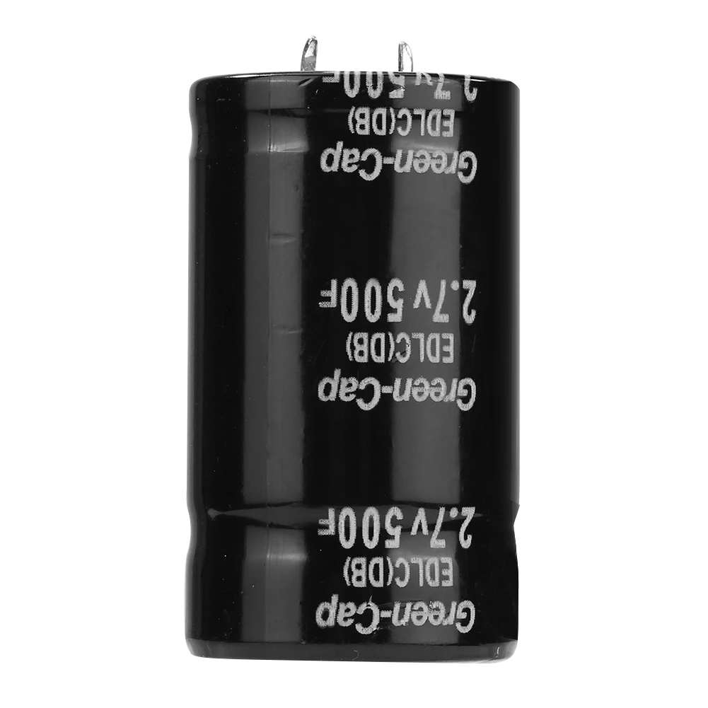 2.7V 1A Metal Farad Capacitor Electronic Components 500F Electrolytic Capacitor