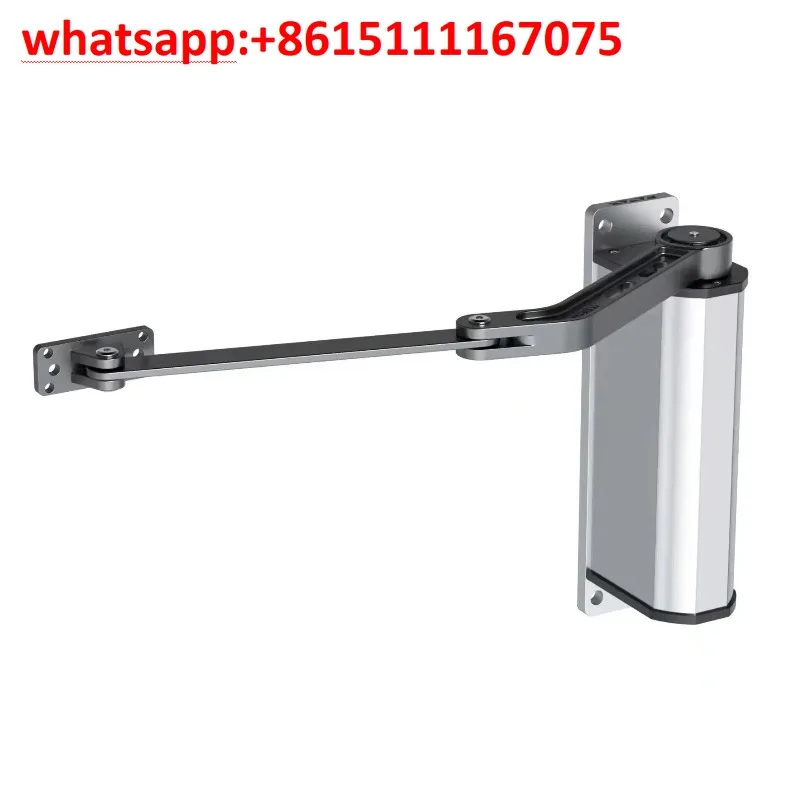 Side-Mounted Intelligent Electric Swing Door Opener, Rainproof Curved Arm Auto Door Closer For Community Pedestrian Villa Gate