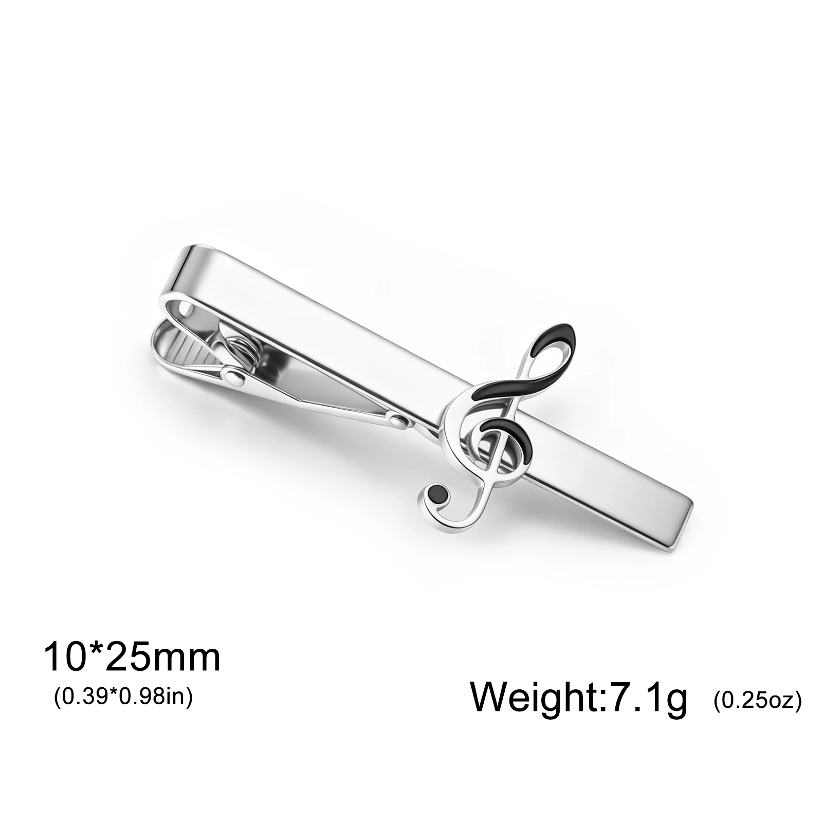 Sipuris Music Note Mini Tie Clip For Women Men Stainless Steel Hot Fashion Tie Clip Jewelry Weddings Gifts Trendy