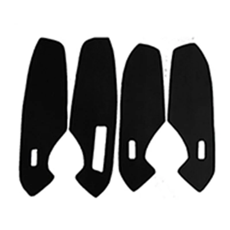 4Pcs PU Leather Door Armrest Protective Cover Trim Fit VW Polo Cross Polo GTI 2011-2018 Interior Decor Accessories