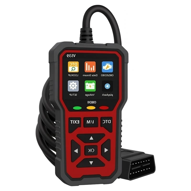Usb-Powered V539 Obd2 Scanner Automotive Diagnostic Tool With Real-Time Data Stream, Full-Featured Obd Ii Testing