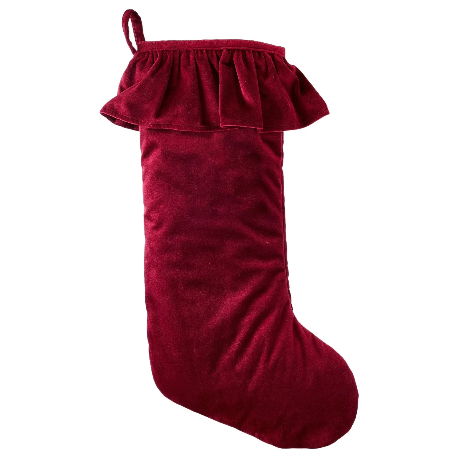 Kaus Kaki Natal Beludru, Kanto - Christmas Stocking Hanging ulasan dan harga