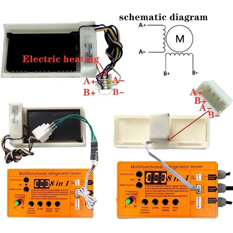 Imagem -04 - Inversor Frigorífico Detector Multifuncional Frigorífico Tester Pulso Solenóide Válvula Teste em 1